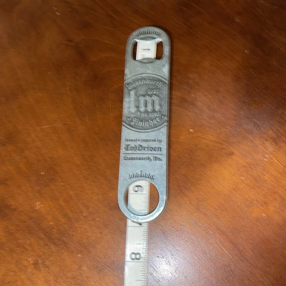 Leavenworth Marathon 2021 Washington Ted Driven Finisher Metal Bottle Opener